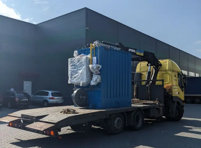 Manufacture and delivery of equipment Thermal fluid heating system
