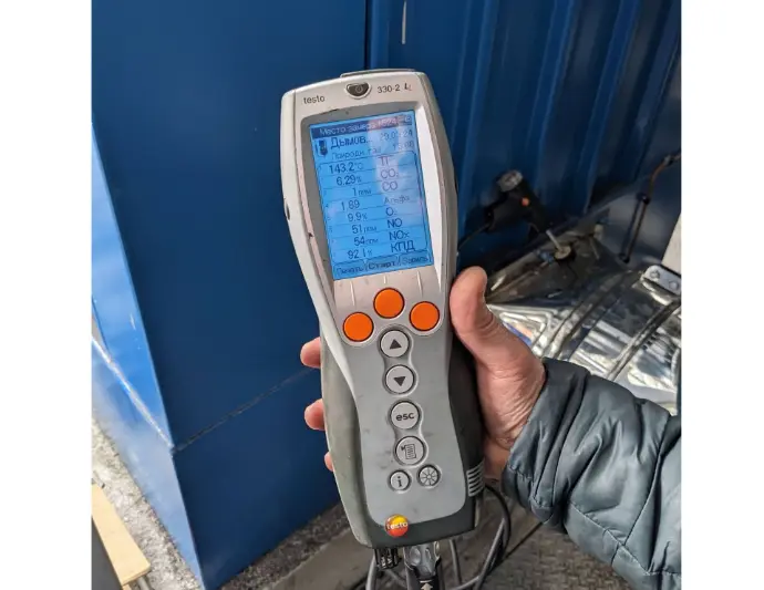 Performance of start-up and commissioning works Thermal fluid heating system